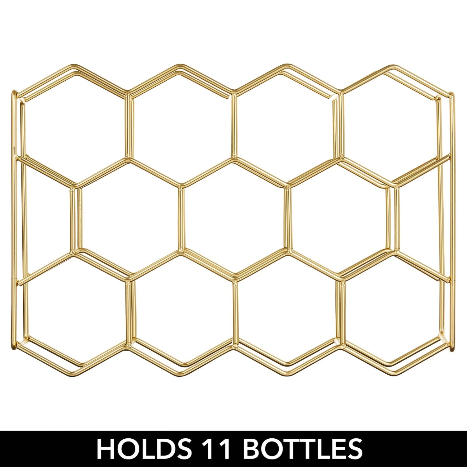 11-Bottle Honeycomb Wine Rack 11-Bottle Honeycomb Wine Rack -mDesign 1600 Square JPG 19337MDK Detail