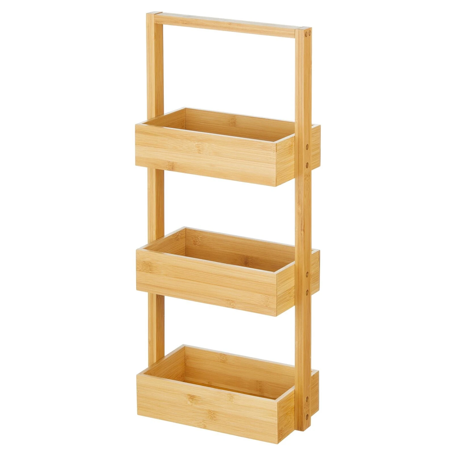 3-Tier Bamboo Storage Tower 3-Tier Bamboo Storage Tower -mDesign 1600 Square JPG 19563MDBST OL 2