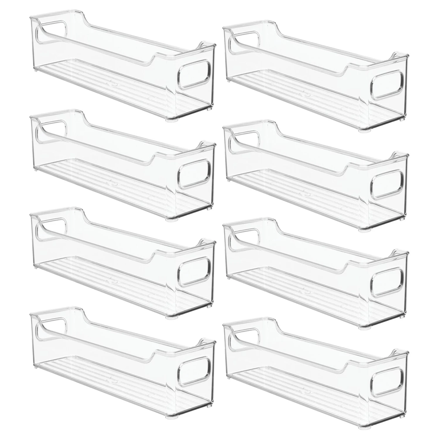 Stackable Refrigerator Bins 14.5 x 4 x 4 Stackable Refrigerator Bins 14.5 X 4 X 4 -mDesign 1600 Square JPG 19793MDK.MAIN 3