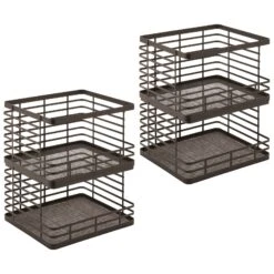 Stackable Wire Pantry Baskets 11 X 12 X 7.5 2 Stackable Wire Pantry Baskets 11 X 12 X 7.5 -mDesign 1600 Square JPG 19824MDK.MAIN 3