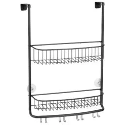 Over-the-Door Shower Caddy With 8 Hooks