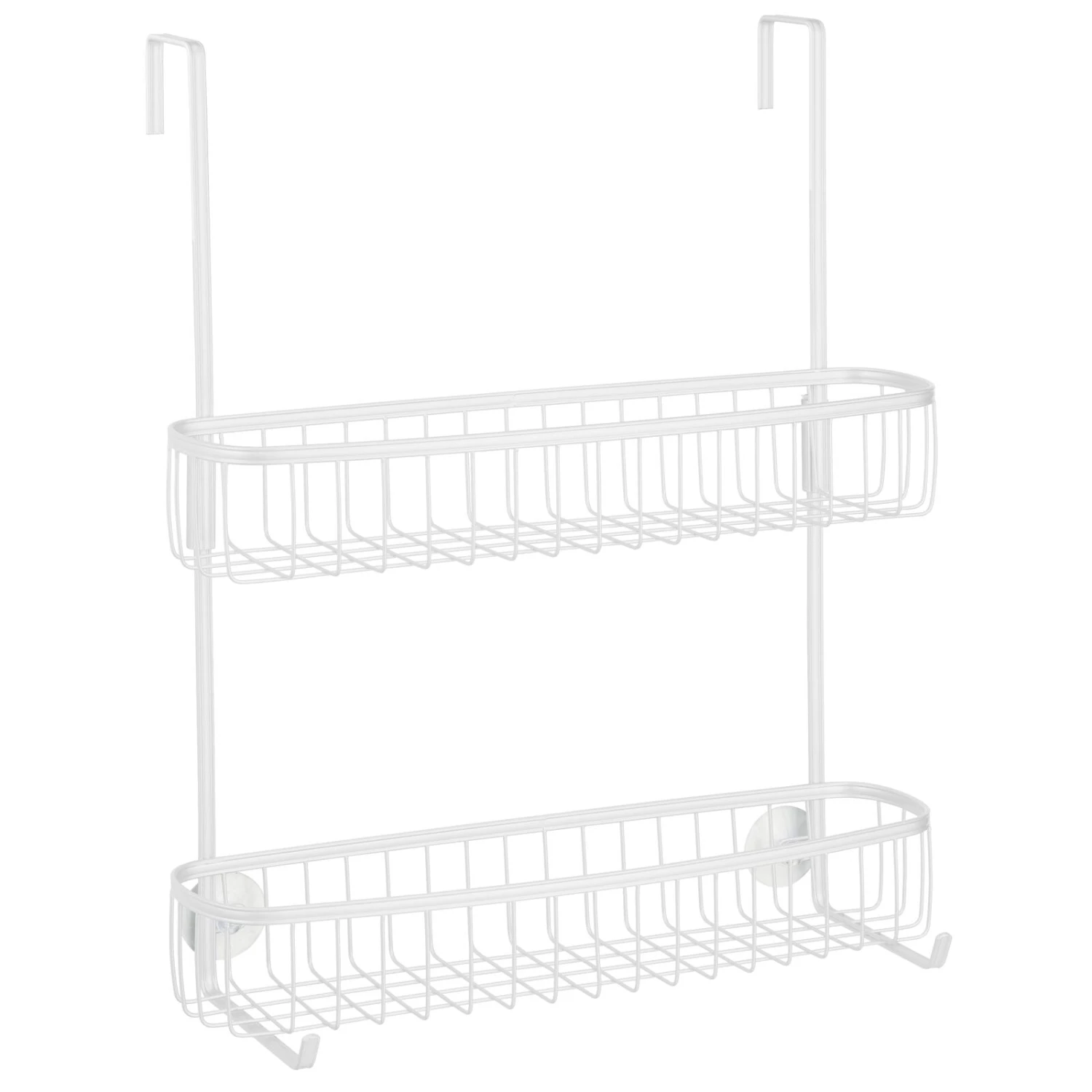 Over-the-Door Shower Caddy with 2 Hooks Over-the-Door Shower Caddy With 2 Hooks -mDesign 1600 Square JPG 20066MDBST OLb