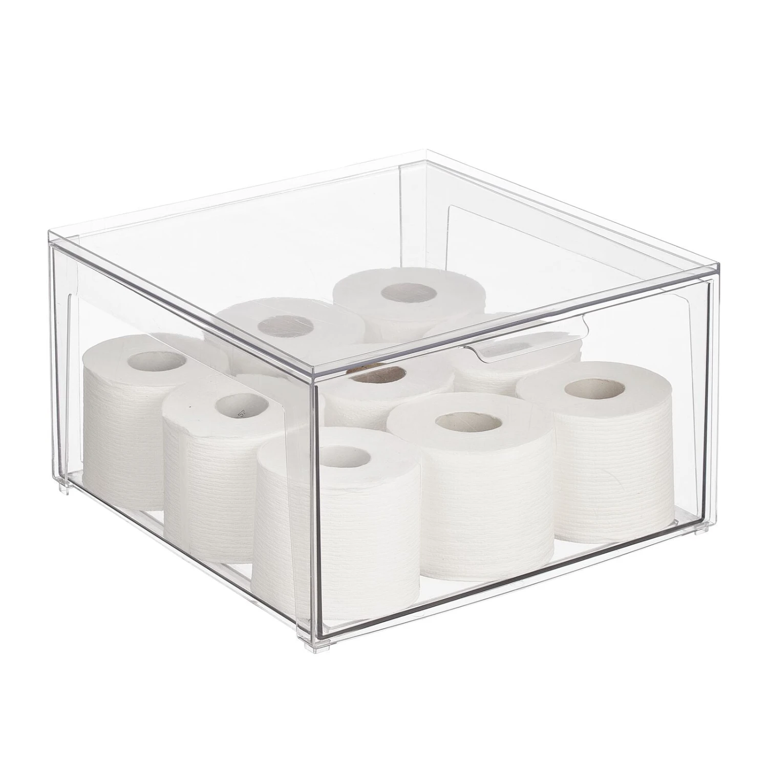 Stackable Bath Storage Drawer 14 x 14.5 x 8 Stackable Bath Storage Drawer 14 X 14.5 X 8 -mDesign 1600 Square JPG 20422MDBST OLc