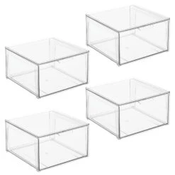 Stackable Kitchen Storage Drawer 14 X 14.5 X 8 -mDesign 1600 Square JPG 20424MDBST.MAIN 3