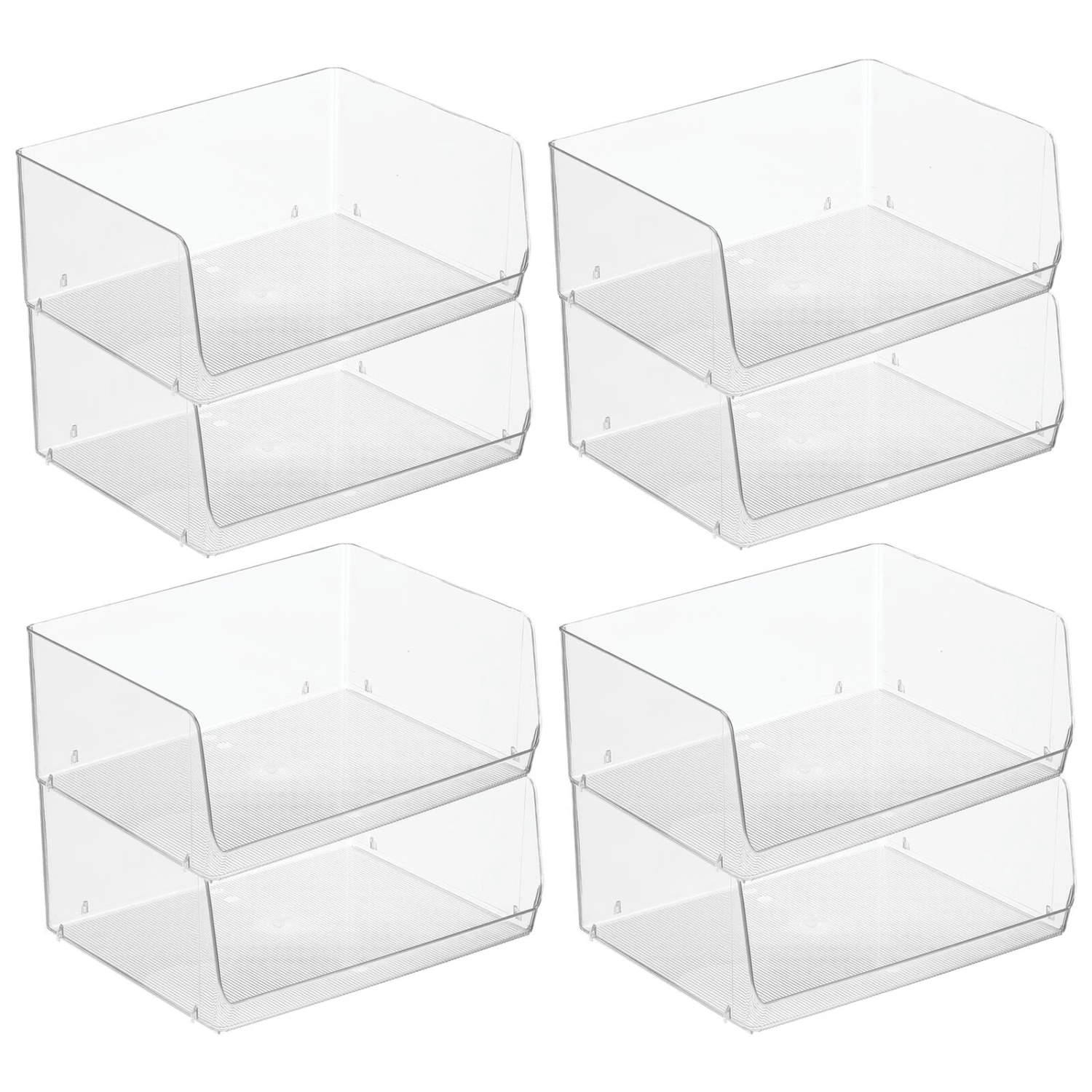 Stackable Open-Front Bin 12 x 15 x 6 Stackable Open-Front Bin 12 X 15 X 6 -mDesign 1600 Square JPG 20430MDK.MAIN 3