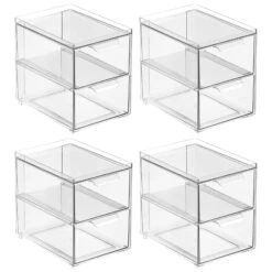 2-Drawer Stackable Kitchen Organizer 8.5 X 6 X 8 8 2-Drawer Stackable Kitchen Organizer 8.5 X 6 X 8 -mDesign 1600 Square JPG 20468MDK.MAIN 3