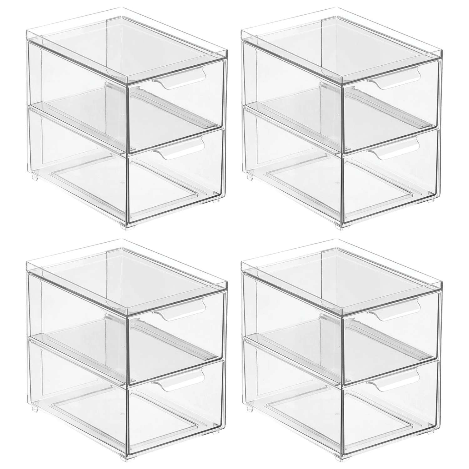 2-Drawer Stackable Kitchen Organizer 8.5 x 6 x 8 2-Drawer Stackable Kitchen Organizer 8.5 X 6 X 8 -mDesign 1600 Square JPG 20468MDK.MAIN 3