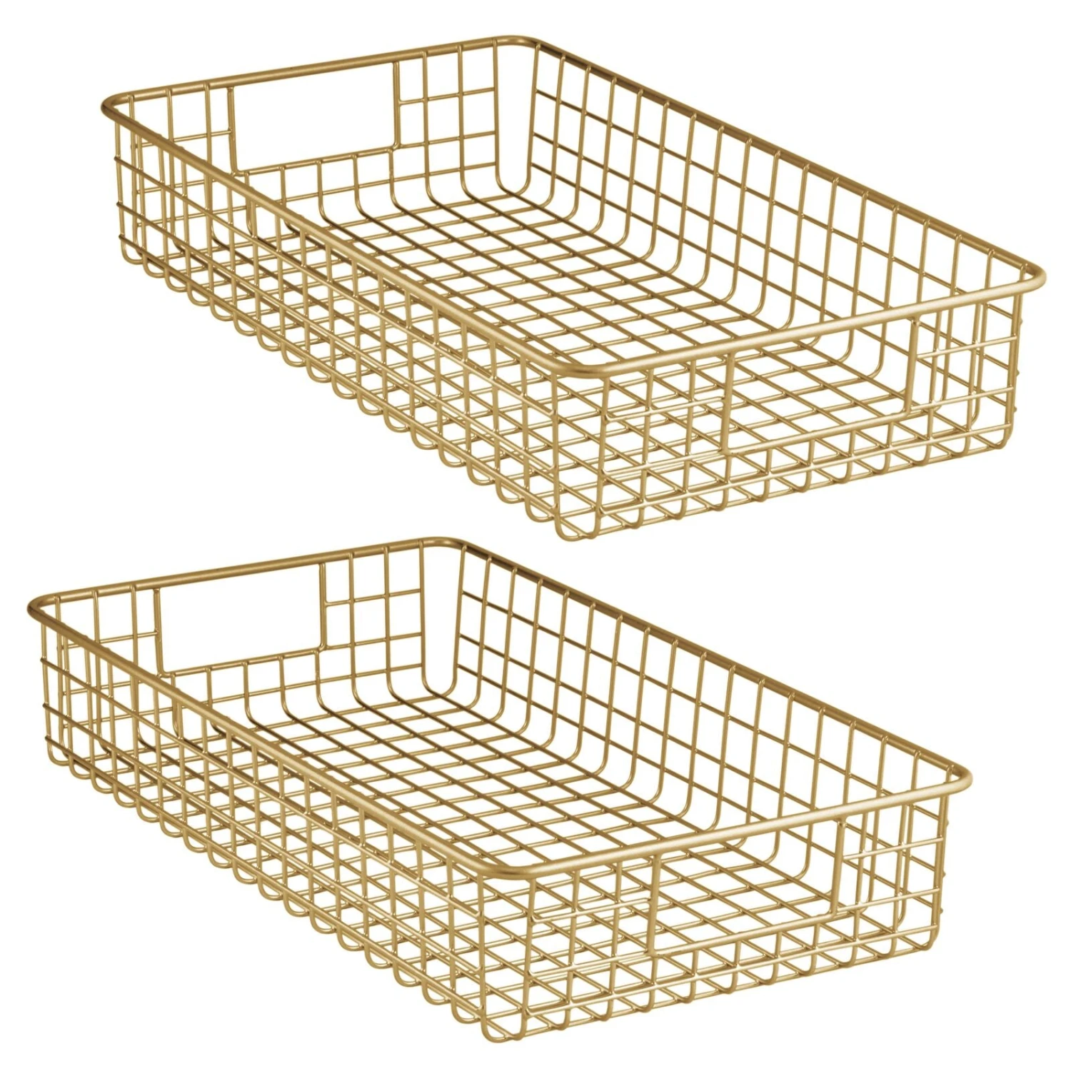 Wire Pantry Basket 16 x 9 x 3 Wire Pantry Basket 16 X 9 X 3 -mDesign 1600 Square JPG 20625MDK.MAIN 3