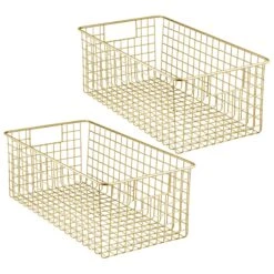 Wire Pantry Basket 16 X 9.25 X 6 4 Wire Pantry Basket 16 X 9.25 X 6 -mDesign 1600 Square JPG 20627MDK.MAIN 3