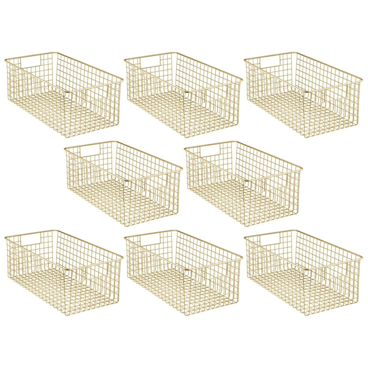 Wire Pantry Basket 16 x 9.25 x 6 Wire Pantry Basket 16 X 9.25 X 6 -mDesign 1600 Square JPG 20629MDK.MAIN 3