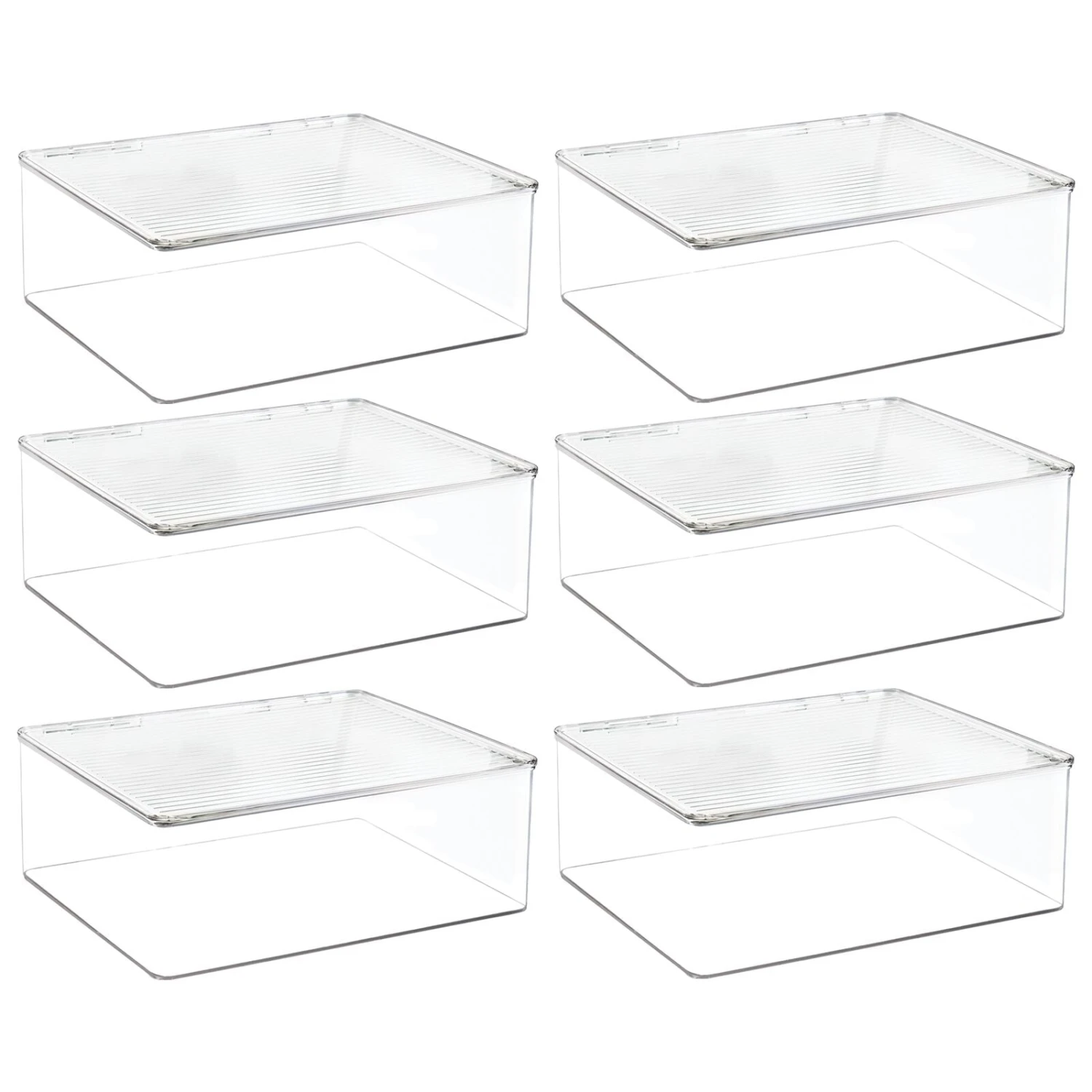 Hinged-Lid Kitchen Storage Box 11 x 13 x 5 Hinged-Lid Kitchen Storage Box 11 X 13 X 5 -mDesign 1600 Square JPG 21269MDK.MAIN 3