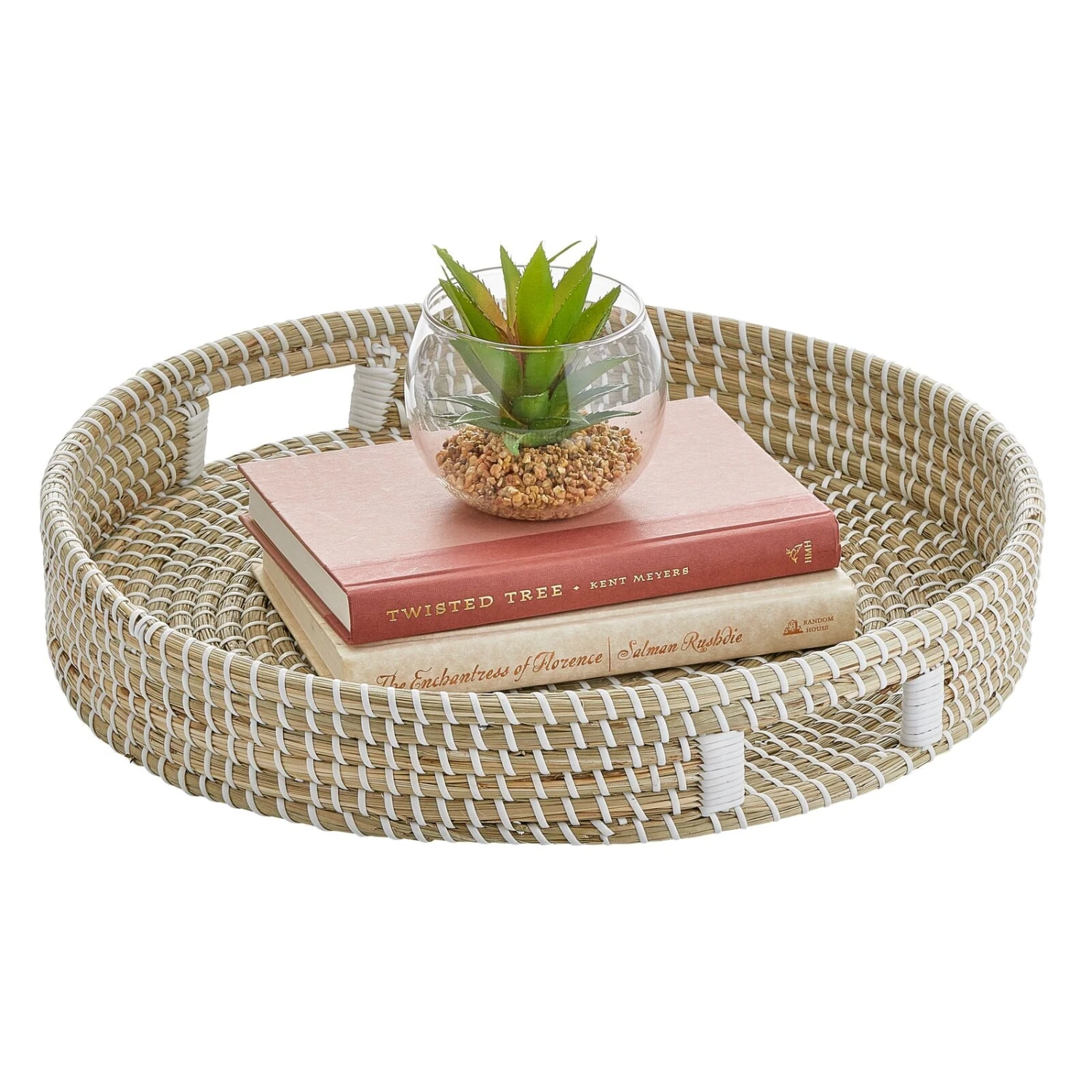18" Round Seagrass Tray 18" Round Seagrass Tray -mDesign 1600 Square JPG 21419MDK OLd