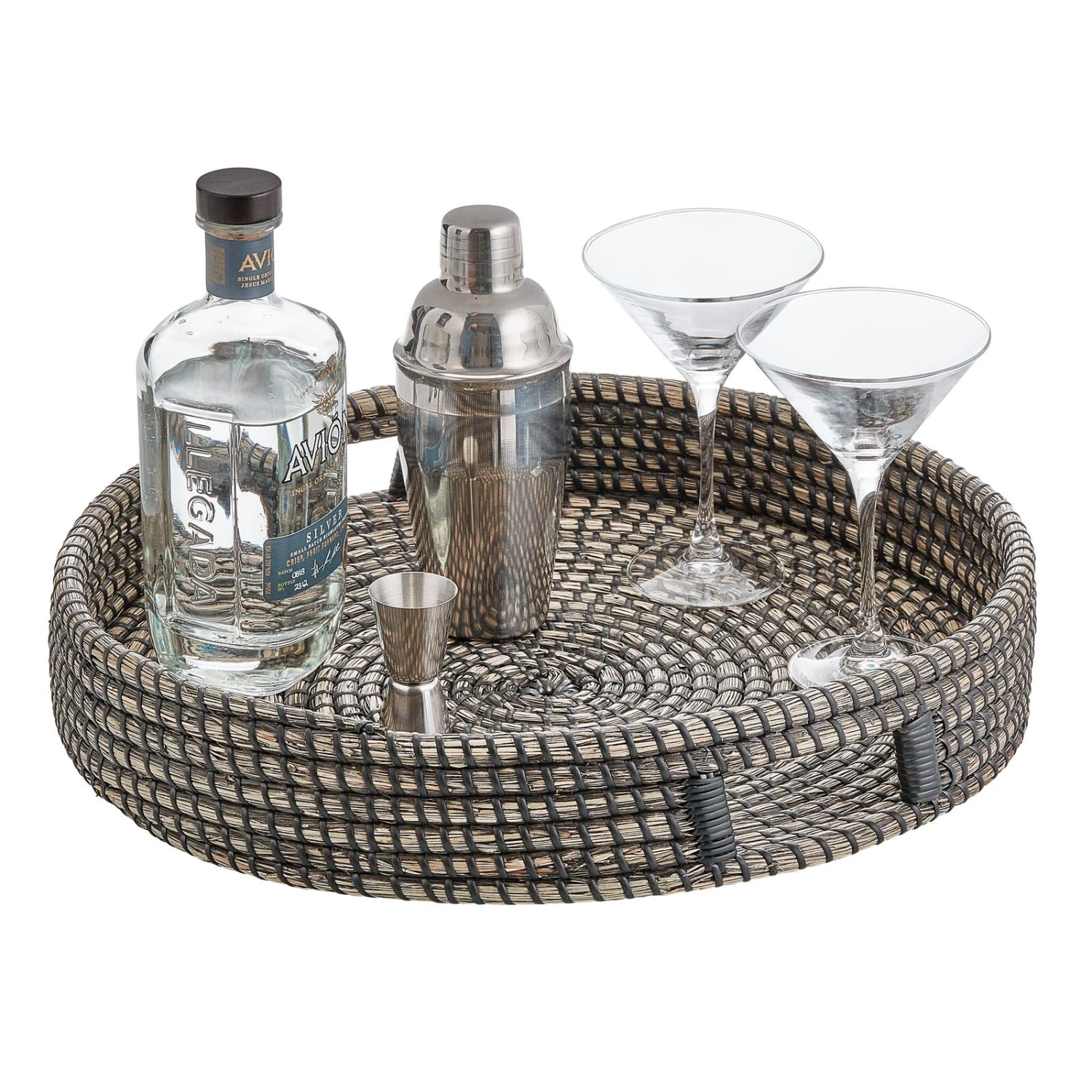 18" Round Seagrass Tray 18" Round Seagrass Tray -mDesign 1600 Square JPG 21421MDK OLb