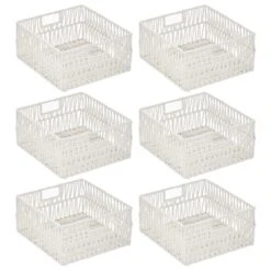 Cotton Rope Basket 13 X 12 X 6 6 Cotton Rope Basket 13 X 12 X 6 -mDesign 1600 Square JPG 21430MDK.MAIN 3
