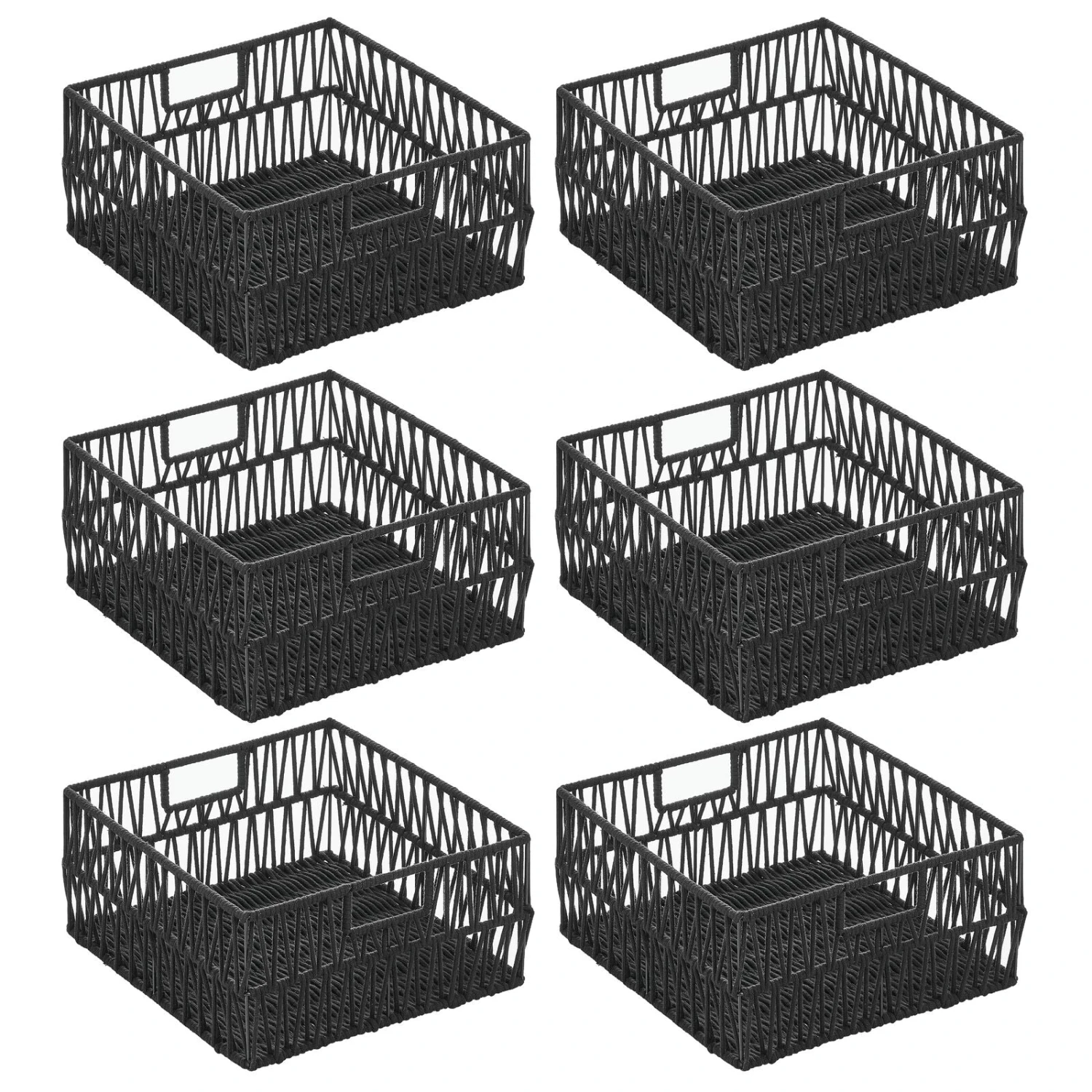 Cotton Rope Basket 13 x 12 x 6 Cotton Rope Basket 13 X 12 X 6 -mDesign 1600 Square JPG 21431MDK.MAIN 3