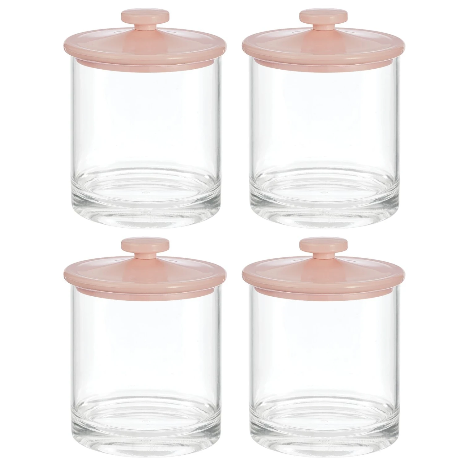 Acrylic Bathroom Canisters Acrylic Bathroom Canisters -mDesign 1600 Square JPG 21502MDBA.MAIN 3