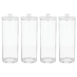 Tall Airtight Kitchen Canisters 8 Tall Airtight Kitchen Canisters -mDesign 1600 Square JPG 21520MDK.MAIN 3