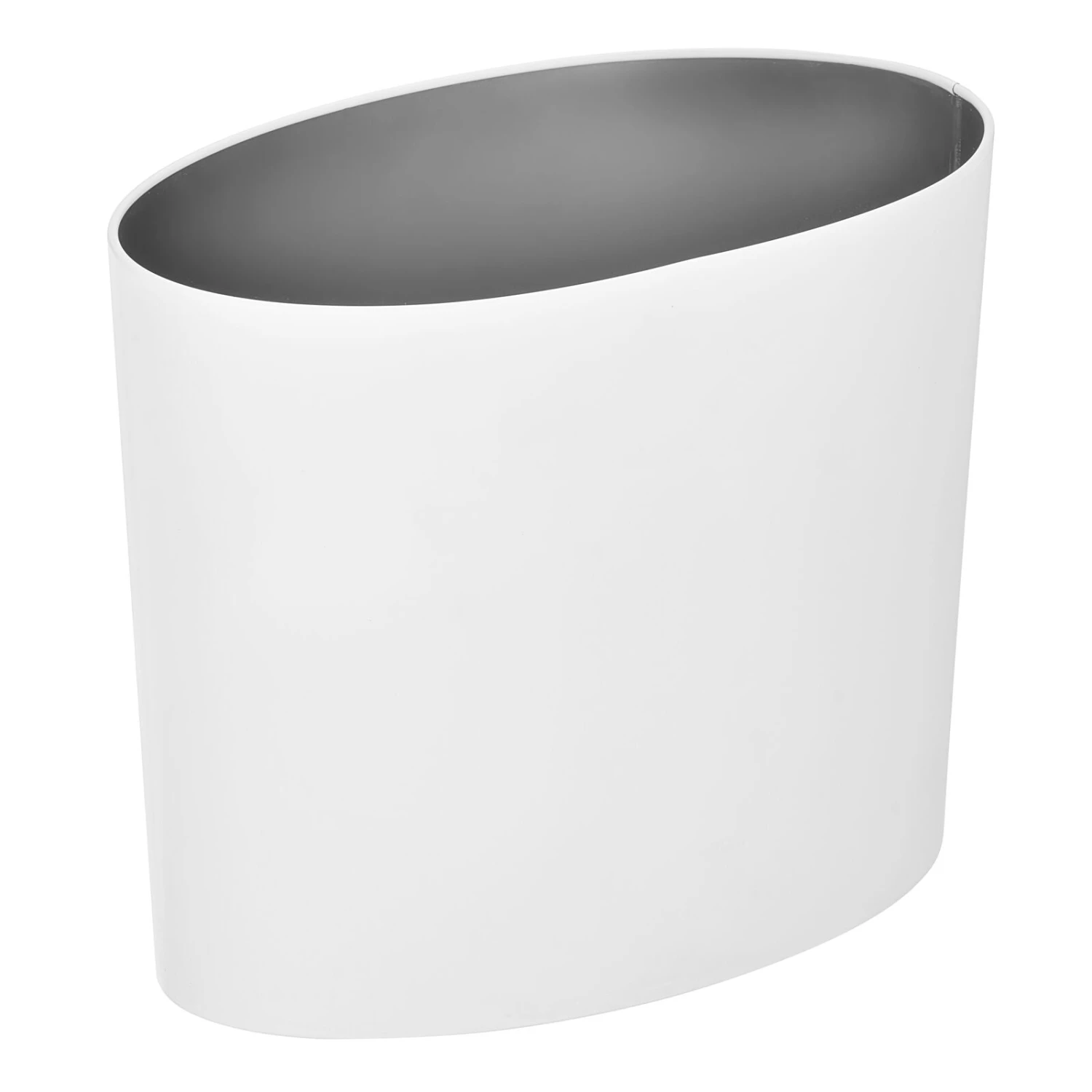 6.9-Liter Stainless Steel Bathroom Trash Can 6.9-Liter Stainless Steel Bathroom Trash Can -mDesign 1600 Square JPG 21546MDBST OL