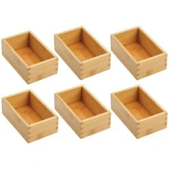 Bamboo Kitchen Drawer Organizer 6.5 X 4 X 2.5 7 Bamboo Kitchen Drawer Organizer 6.5 X 4 X 2.5 -mDesign 1600 Square JPG 21576MDK.MAIN 3