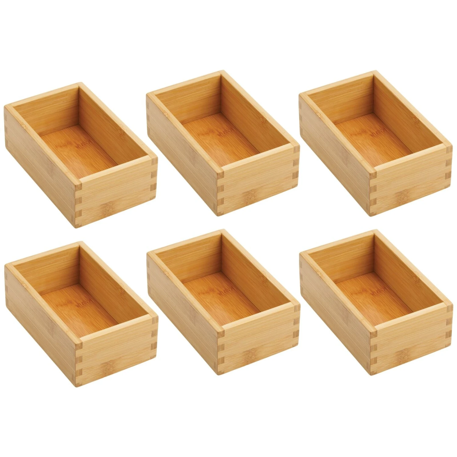 Bamboo Kitchen Drawer Organizer 6.5 x 4 x 2.5 Bamboo Kitchen Drawer Organizer 6.5 X 4 X 2.5 -mDesign 1600 Square JPG 21576MDK.MAIN 3