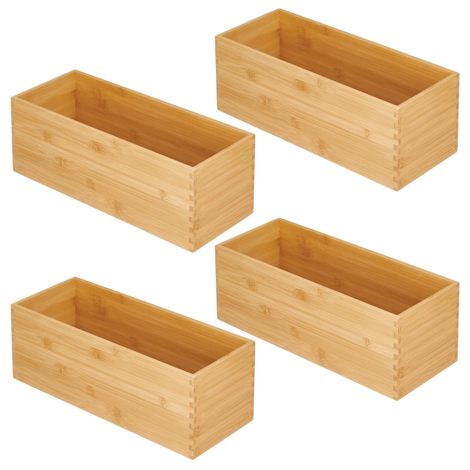 Bamboo Bin 16.5 x 6.5 x 6 Bamboo Bin 16.5 X 6.5 X 6 -mDesign 1600 Square JPG 21618MDK.MAIN 3