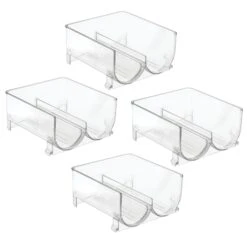 Stackable Double Bottle Storage Rack 4 Stackable Double Bottle Storage Rack -mDesign 1600 Square JPG 2260MDFT.PT01