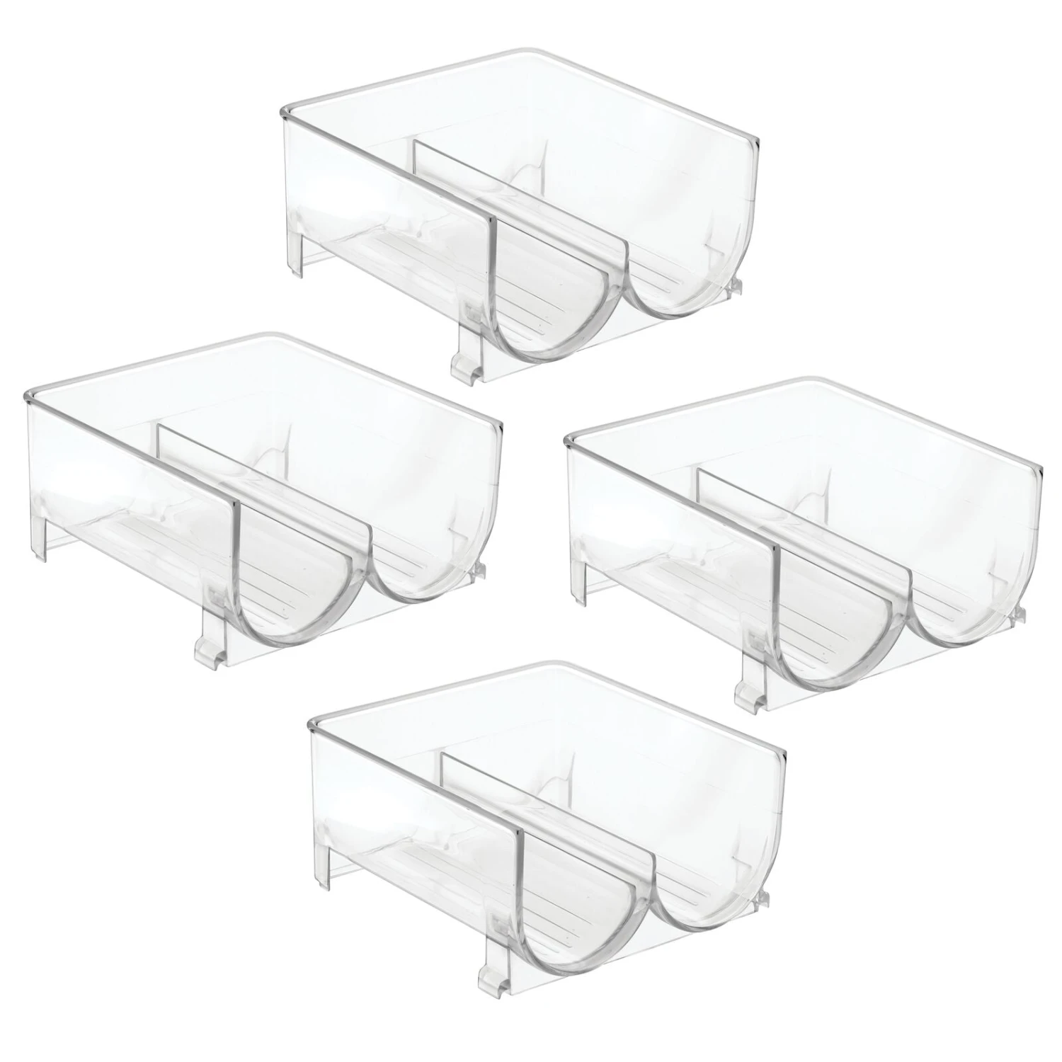 Stackable Double Bottle Storage Rack Stackable Double Bottle Storage Rack -mDesign 1600 Square JPG 2260MDFT.PT01