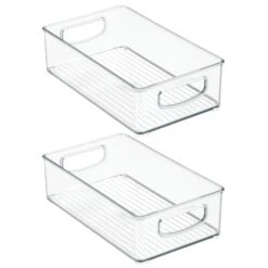 Stackable Bath Bin With Handles 10 X 6 X 3 -mDesign 1600 Square JPG 64330M2 OL REPLACE