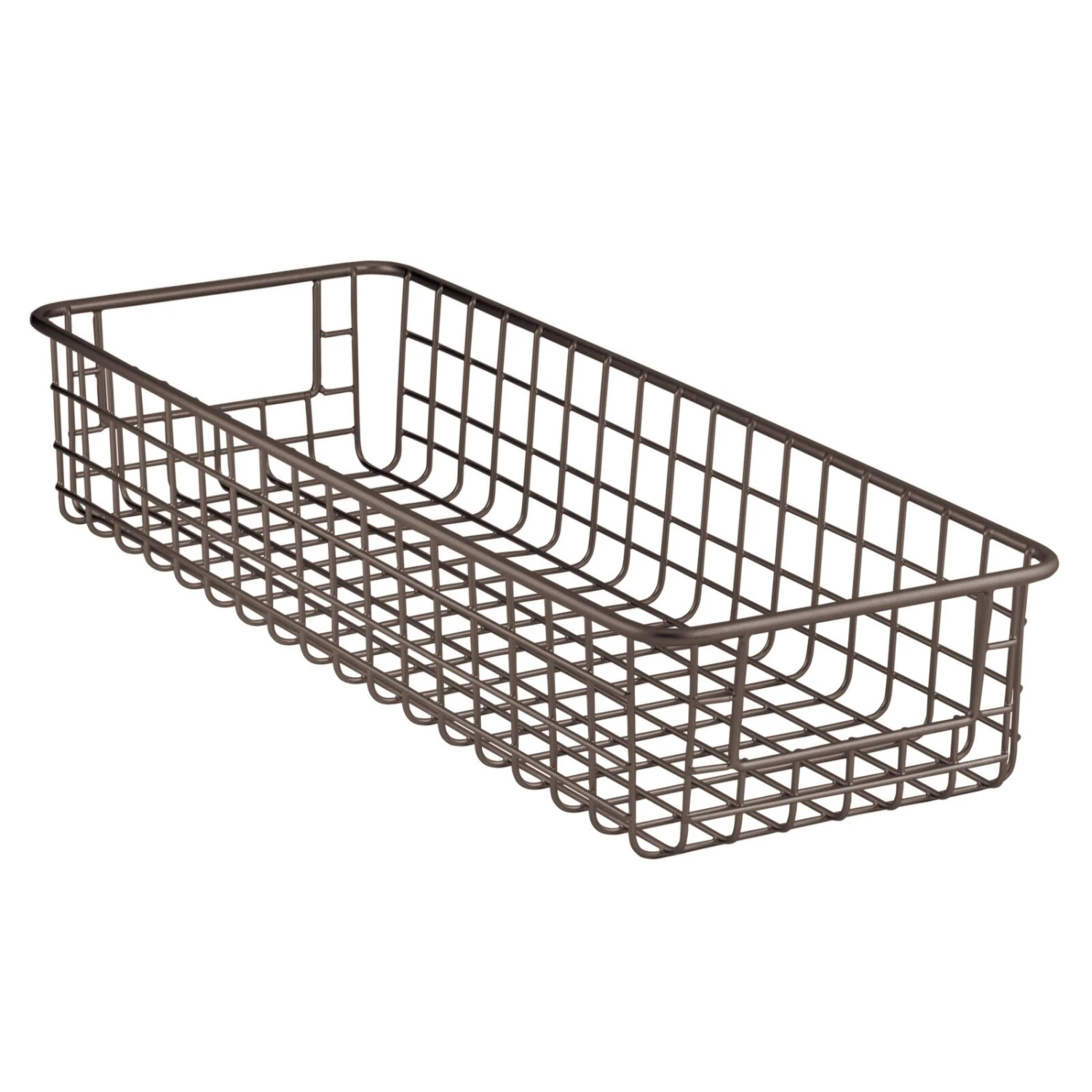 Wire Pantry Basket 16 x 6 x 3 Wire Pantry Basket 16 X 6 X 3 -mDesign 1600 Square JPG 90201 OLa