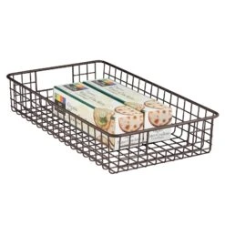 Wire Pantry Basket 16 X 9 X 3 4 Wire Pantry Basket 16 X 9 X 3 -mDesign 1600 Square JPG 90291 OLa