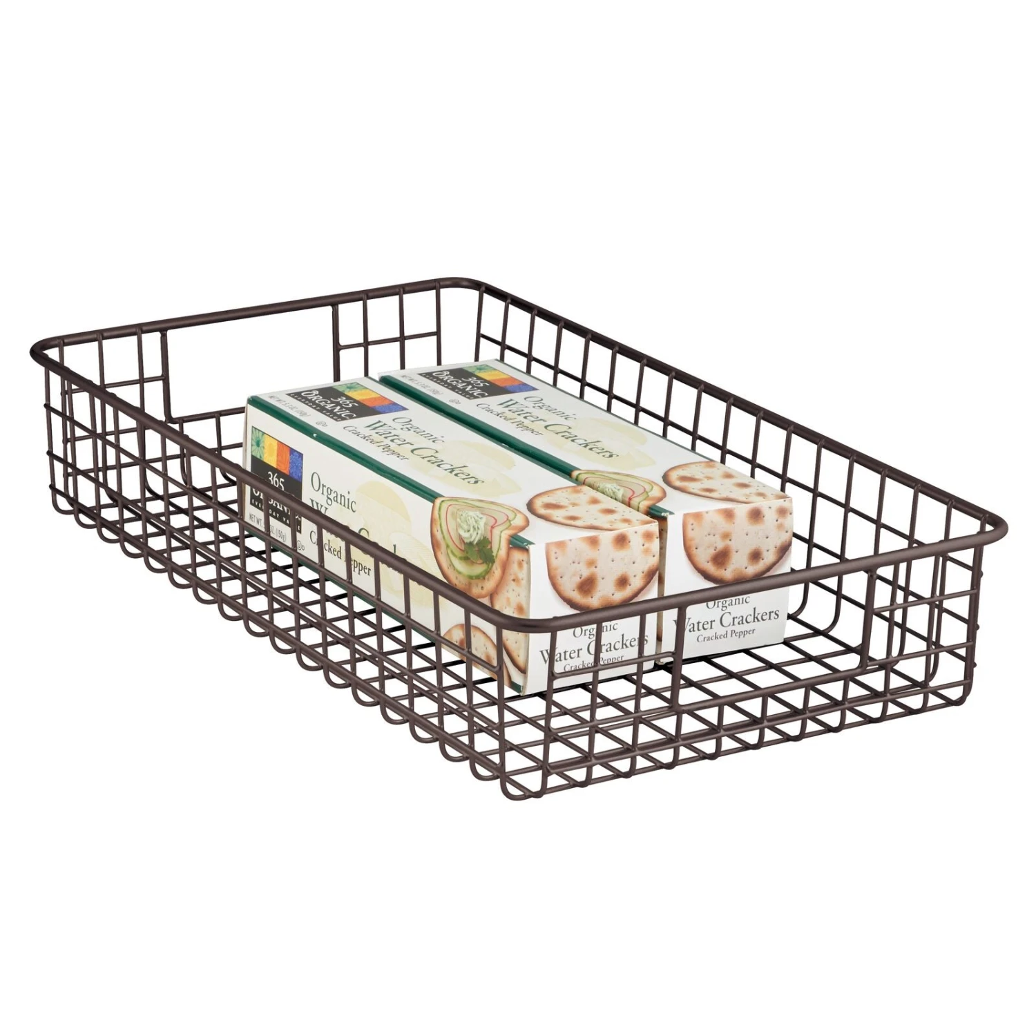 Wire Pantry Basket 16 x 9 x 3 Wire Pantry Basket 16 X 9 X 3 -mDesign 1600 Square JPG 90291 OLa