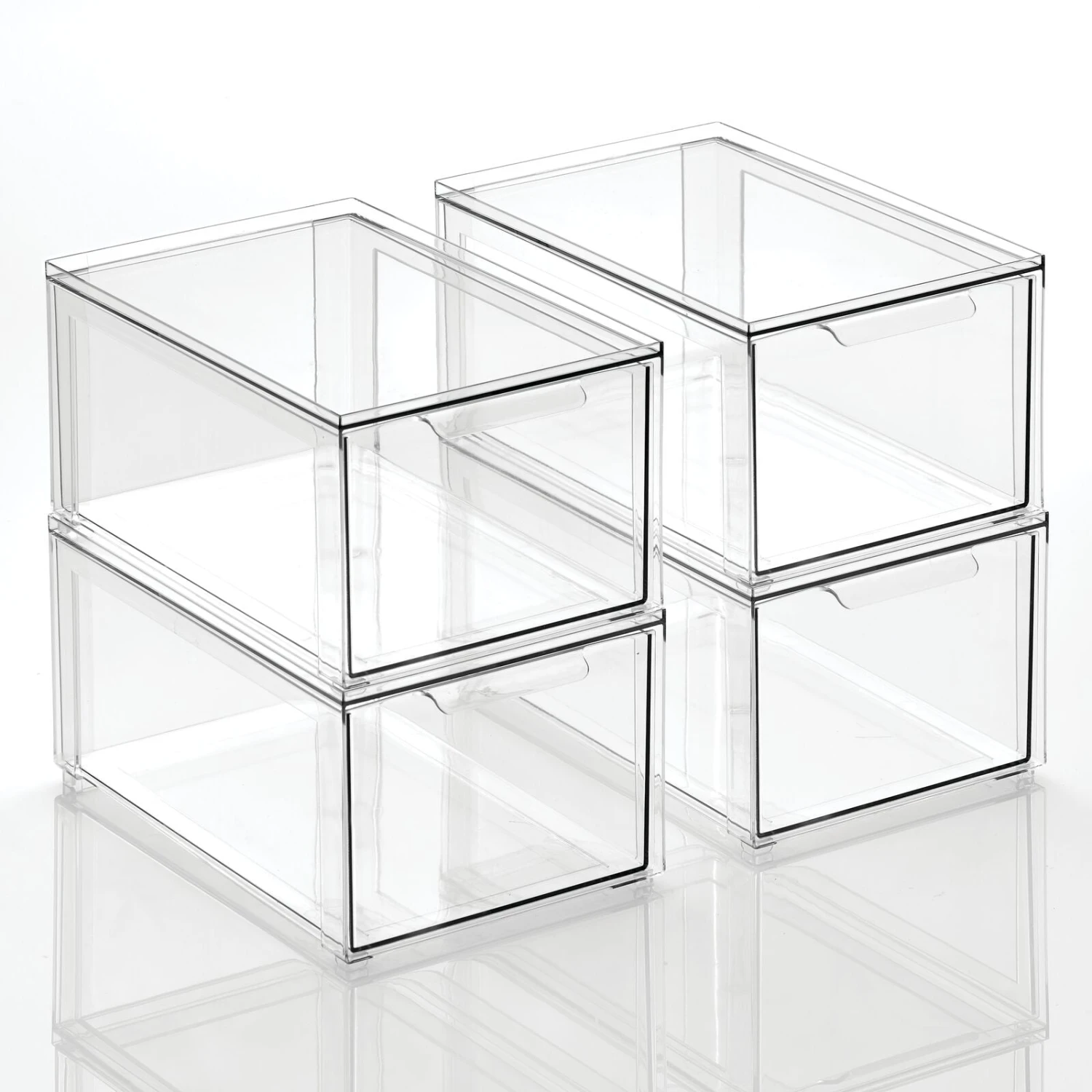Stackable Closet Storage Drawer 12 x 8 x 6 Stackable Closet Storage Drawer 12 X 8 X 6 -mDesign 1600 Square JPG RFQ 33621 4