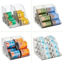 Divided Can Dispenser Bin 11 X 12 X 8.5 4 Divided Can Dispenser Bin 11 X 12 X 8.5 -mDesign 1600 Square JPG RFQ 40055 clear detail