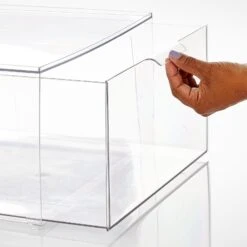 Stackable Kitchen Storage Drawer 14 X 14.5 X 8 -mDesign 1600 Square JPG RFQ 40247 clear detail1
