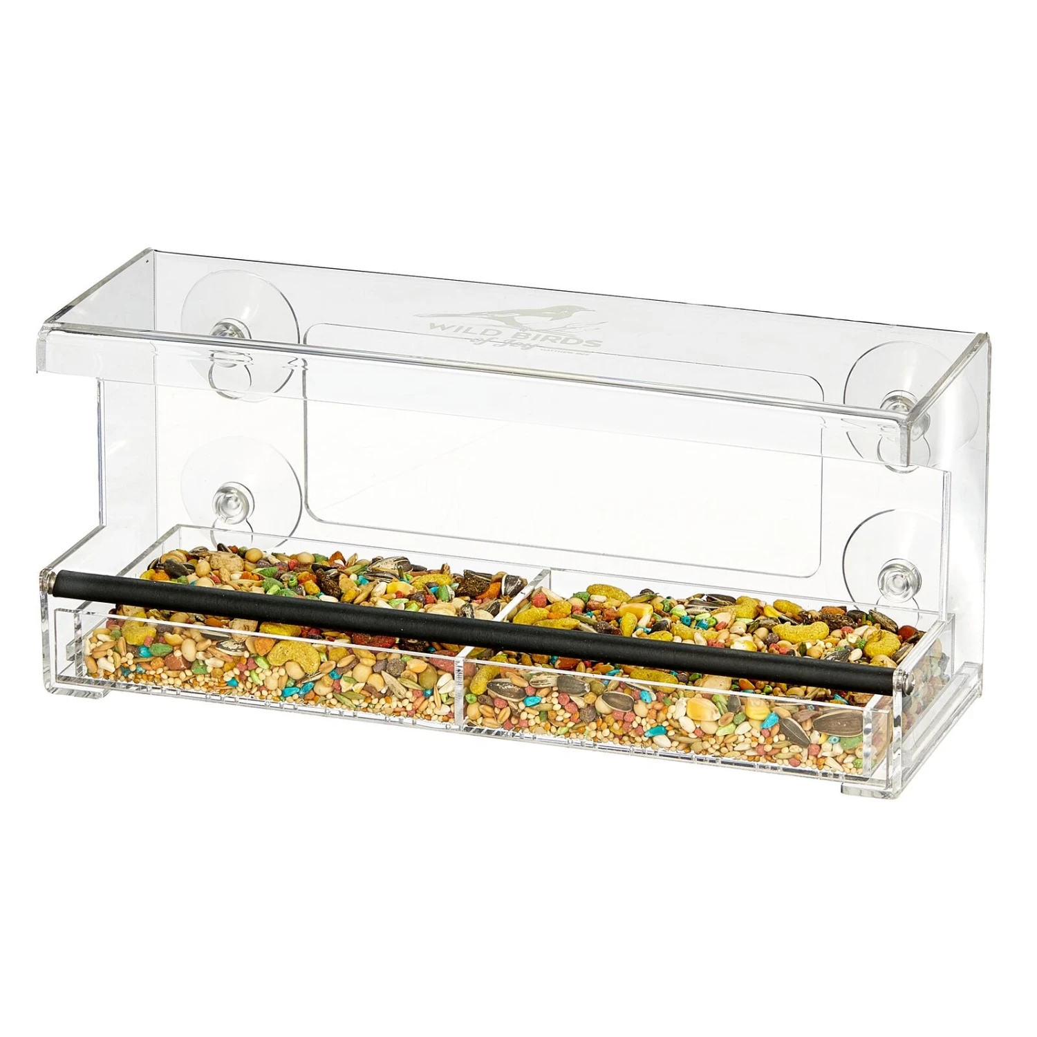 Acrylic Bird Feeder Acrylic Bird Feeder -mDesign 1600 Square JPG WBOJ001 OLb