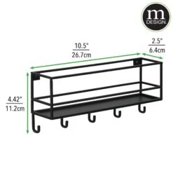 Mail And Key Wall Organizer 3 Mail And Key Wall Organizer -mDesign 2000 300DPI 21965MDHS dims