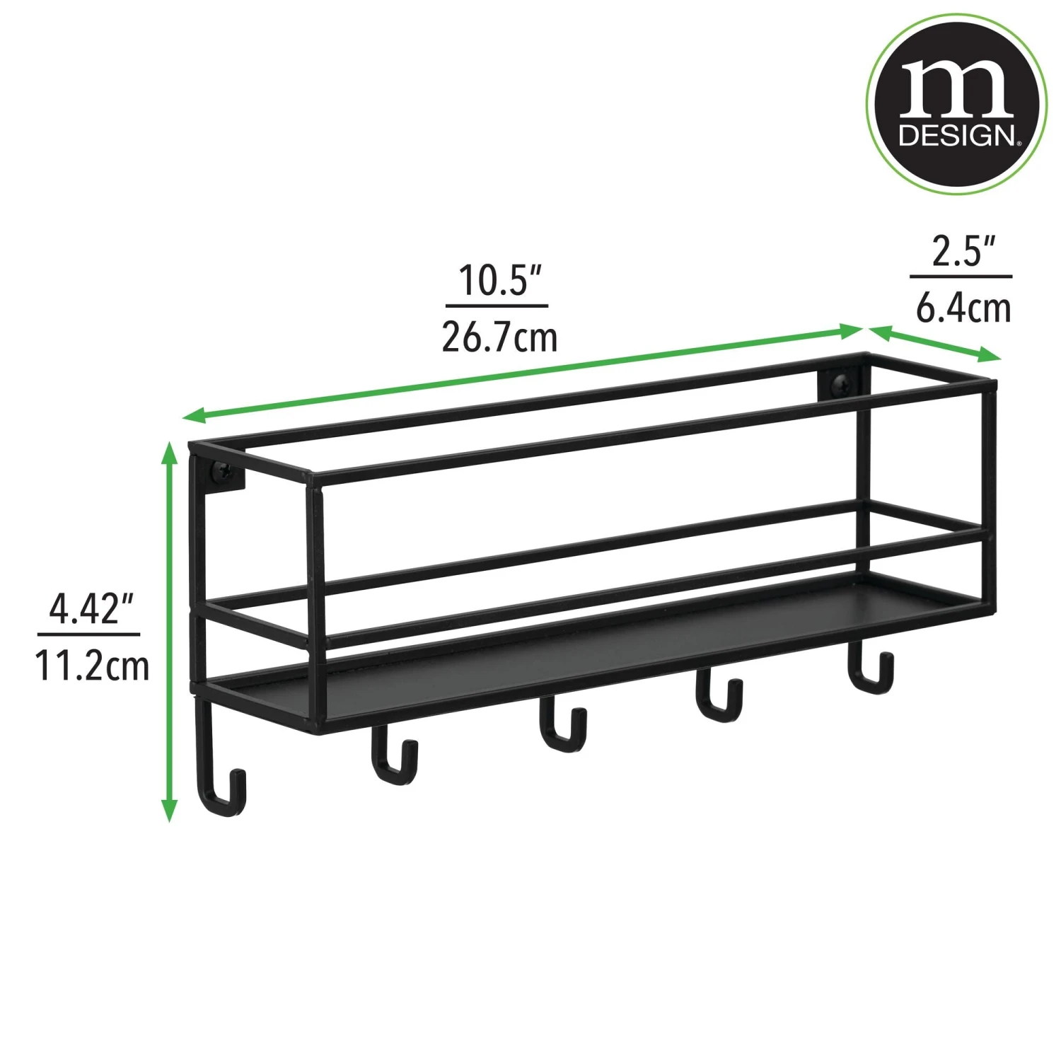 Mail and Key Wall Organizer Mail And Key Wall Organizer -mDesign 2000 300DPI 21965MDHS dims