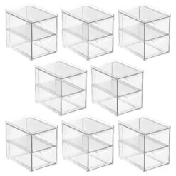 2-Drawer Stackable Kitchen Organizer 8.5 X 6 X 8 9 2-Drawer Stackable Kitchen Organizer 8.5 X 6 X 8 -mDesign 2000 300DPI 22327MDK.MAIN 3