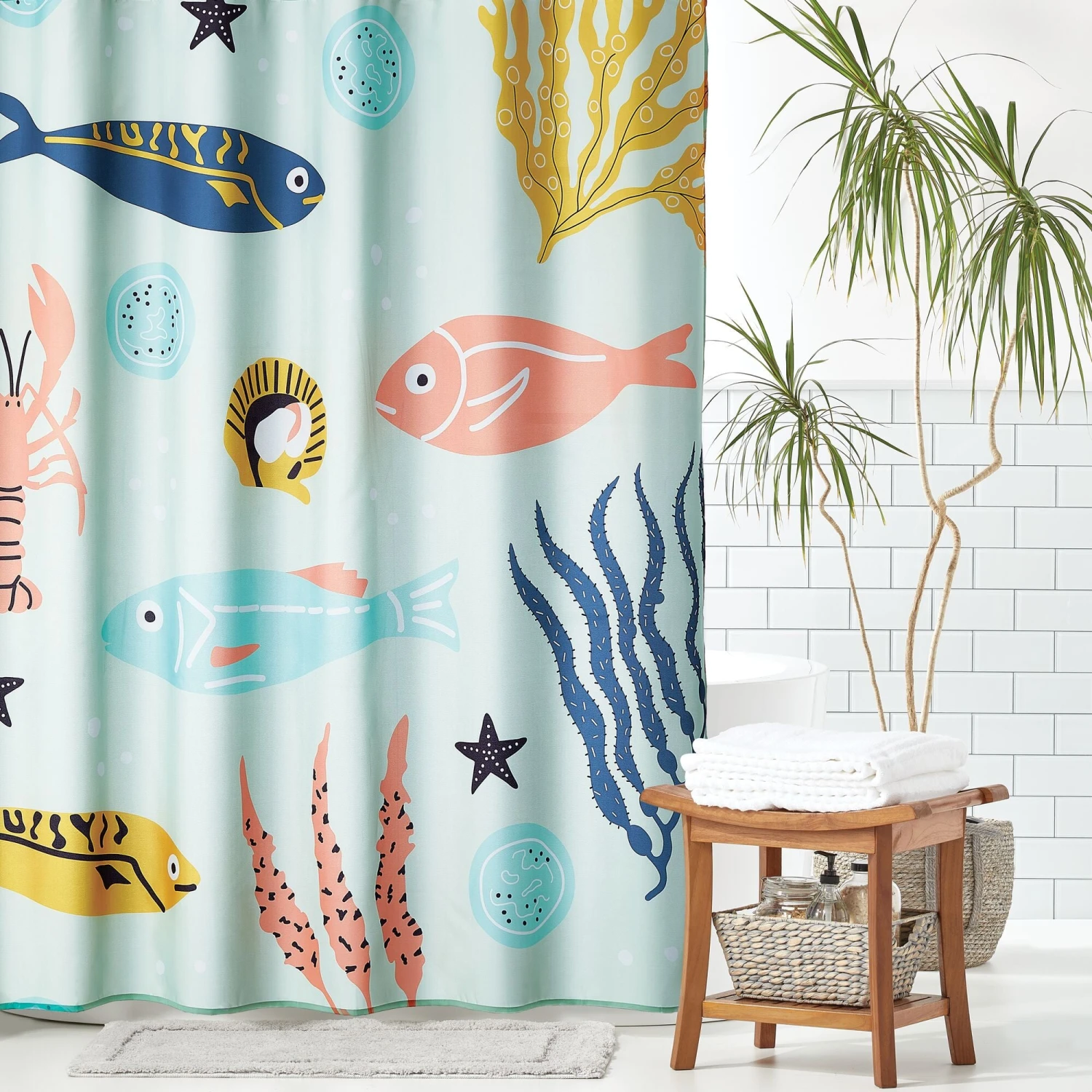 Under the Sea Shower Curtain Under The Sea Shower Curtain -mDesign 2000 300DPI 22352MDSC 3
