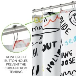 Surfer Dude Shower Curtain 3 Surfer Dude Shower Curtain -mDesign 2000 300DPI 22357MDSC 5