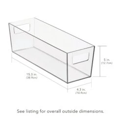 Bin With Handles 16 X 5 X 5 2 Bin With Handles 16 X 5 X 5 -mDesign 2000 300DPI 22787MD dims