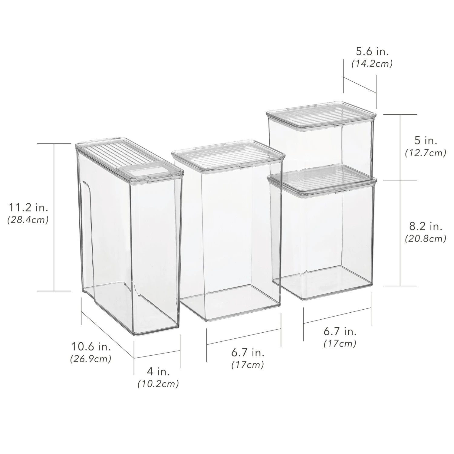 Airtight Food Container Set Airtight Food Container Set -mDesign 2000 300DPI 22845MD dims