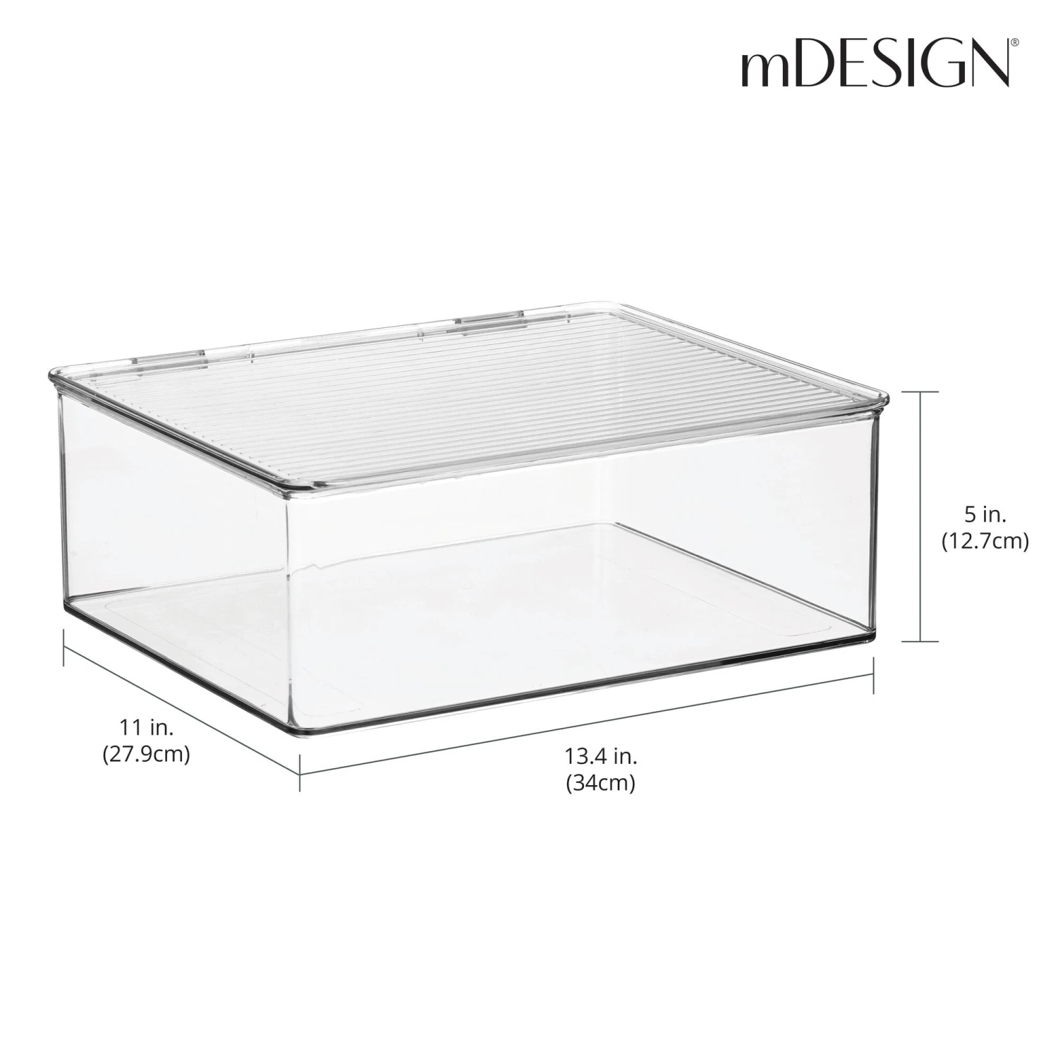3-Piece Stackable Storage Bin Set 3-Piece Stackable Storage Bin Set -mDesign 2000 300DPI RFQ 2010802 20clear dims