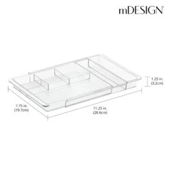 Expandable Makeup Drawer Organizer 2 Expandable Makeup Drawer Organizer -mDesign 2000 300DPI RFQ 209321 20dims clear