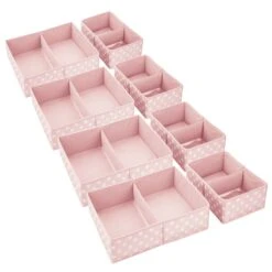 Divided Fabric Drawer Organizers 18 Divided Fabric Drawer Organizers -mDesign 2000 Square JPG 00599MDCO Outline 1