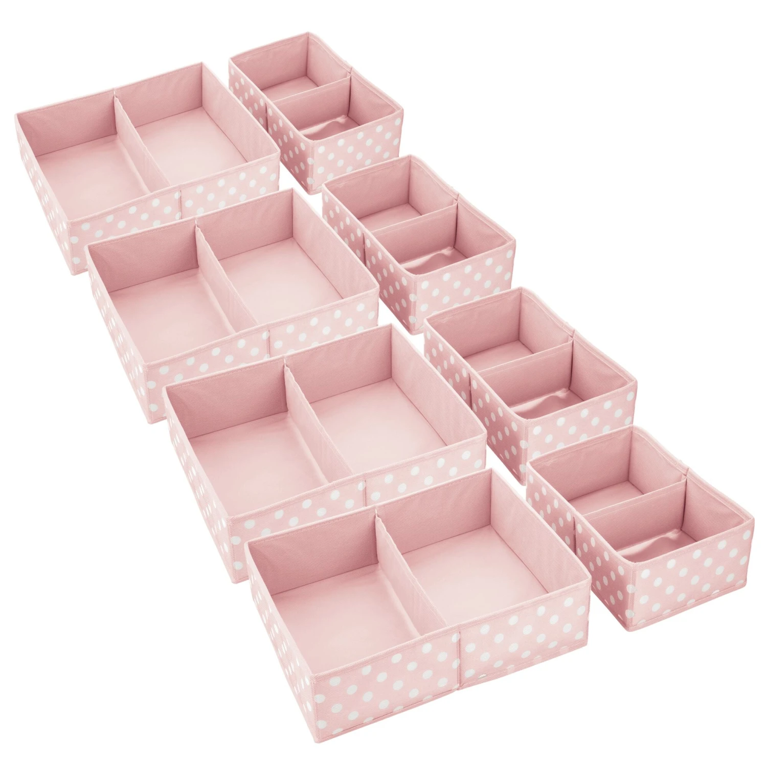 Divided Fabric Drawer Organizers Divided Fabric Drawer Organizers -mDesign 2000 Square JPG 00599MDCO Outline 1