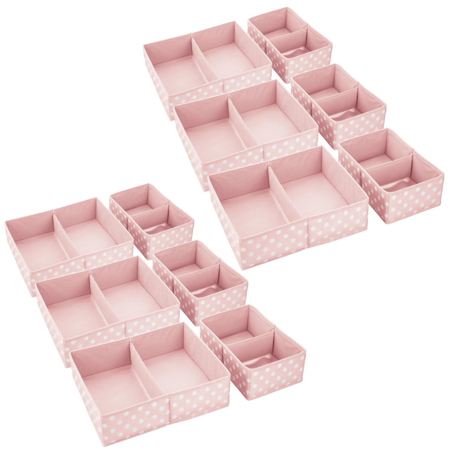 Divided Fabric Drawer Organizers Divided Fabric Drawer Organizers -mDesign 2000 Square JPG 00599MDCO Outline 2
