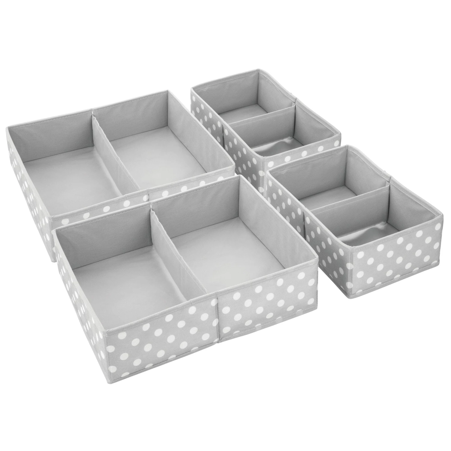 Divided Fabric Drawer Organizers Divided Fabric Drawer Organizers -mDesign 2000 Square JPG 00600MDCO Outline 2