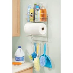 Kitchen Organizer Rack With Paper Towel Holder 4 Kitchen Organizer Rack With Paper Towel Holder -mDesign 2000 Square JPG 01421MDK 20 20Environment
