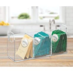 Tea Bag + Condiment Caddy 2 Tea Bag + Condiment Caddy -mDesign 2000 Square JPG 01718MDK 2EPT01